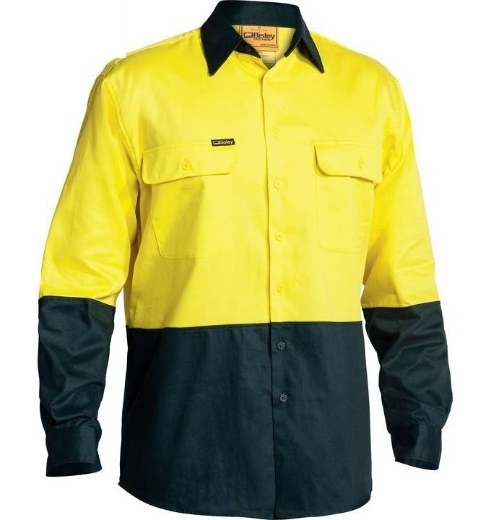 Picture of Bisley, Hi Vis Drill Shirt